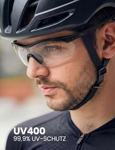 Thumbnail 1 de Lamicall Fahrradbrille Herren & Damen UV400 Sportbrille Transparent – Leicht, robust und vielseitig