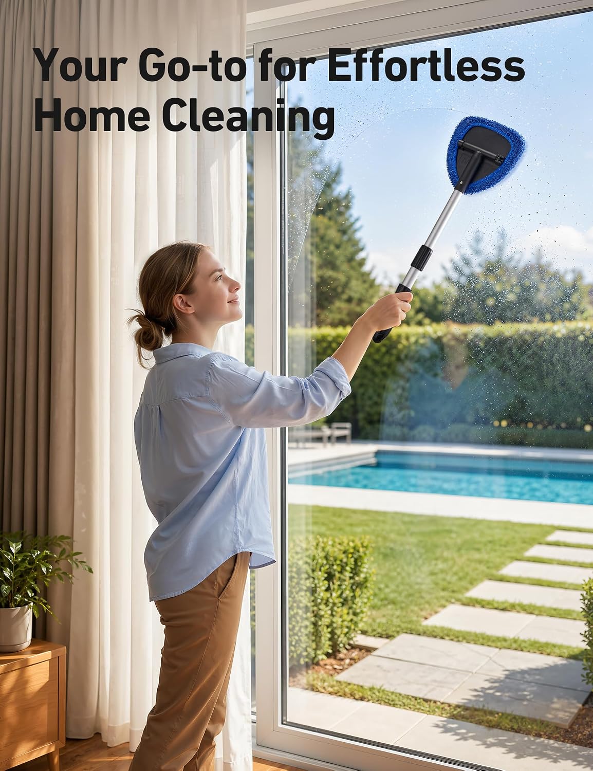 Thumbnail 6 de AstroAI Windshield Cleaner Tool with Microfibre Pads