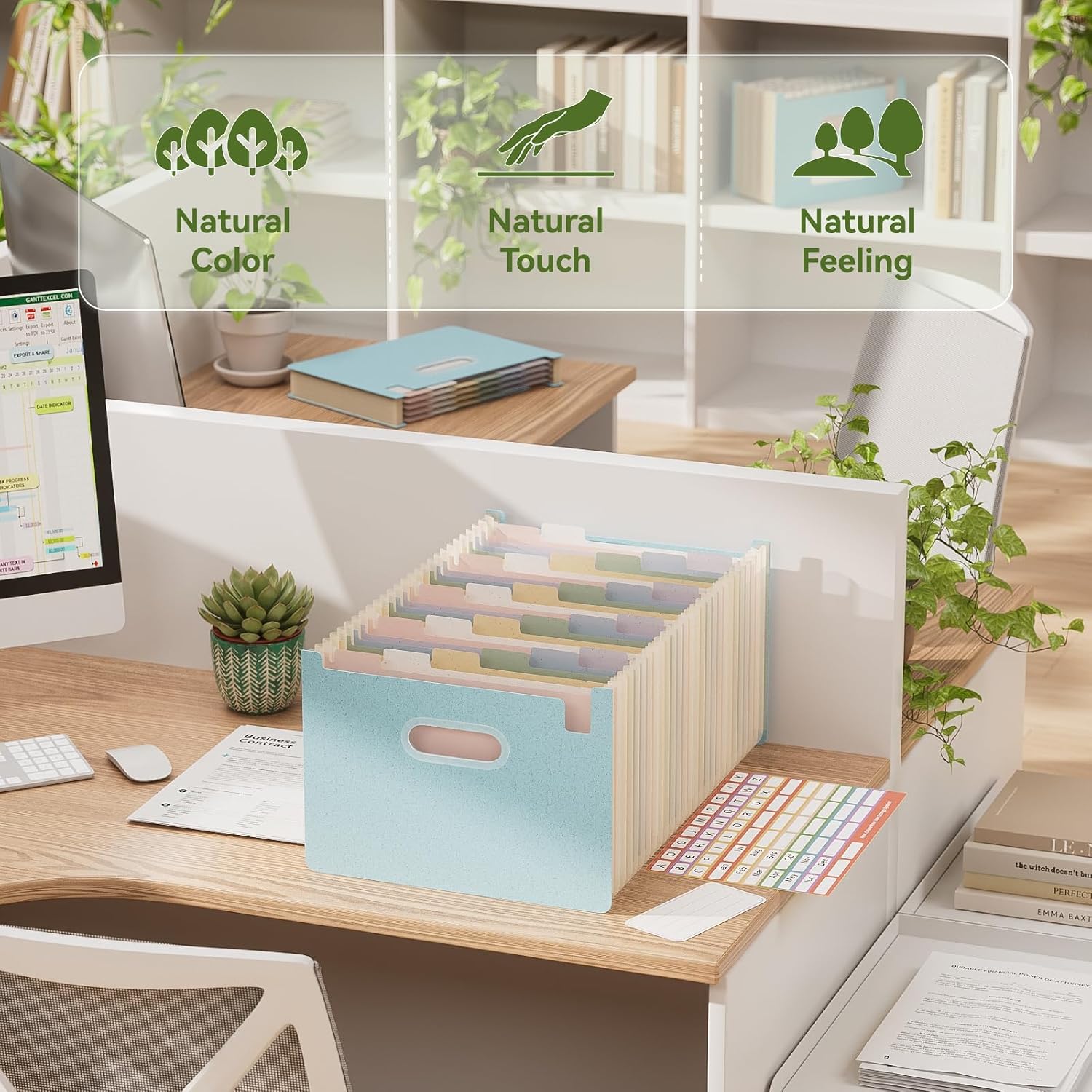 Thumbnail 2 de EcoStash 26 Pocket A4 File Organiser