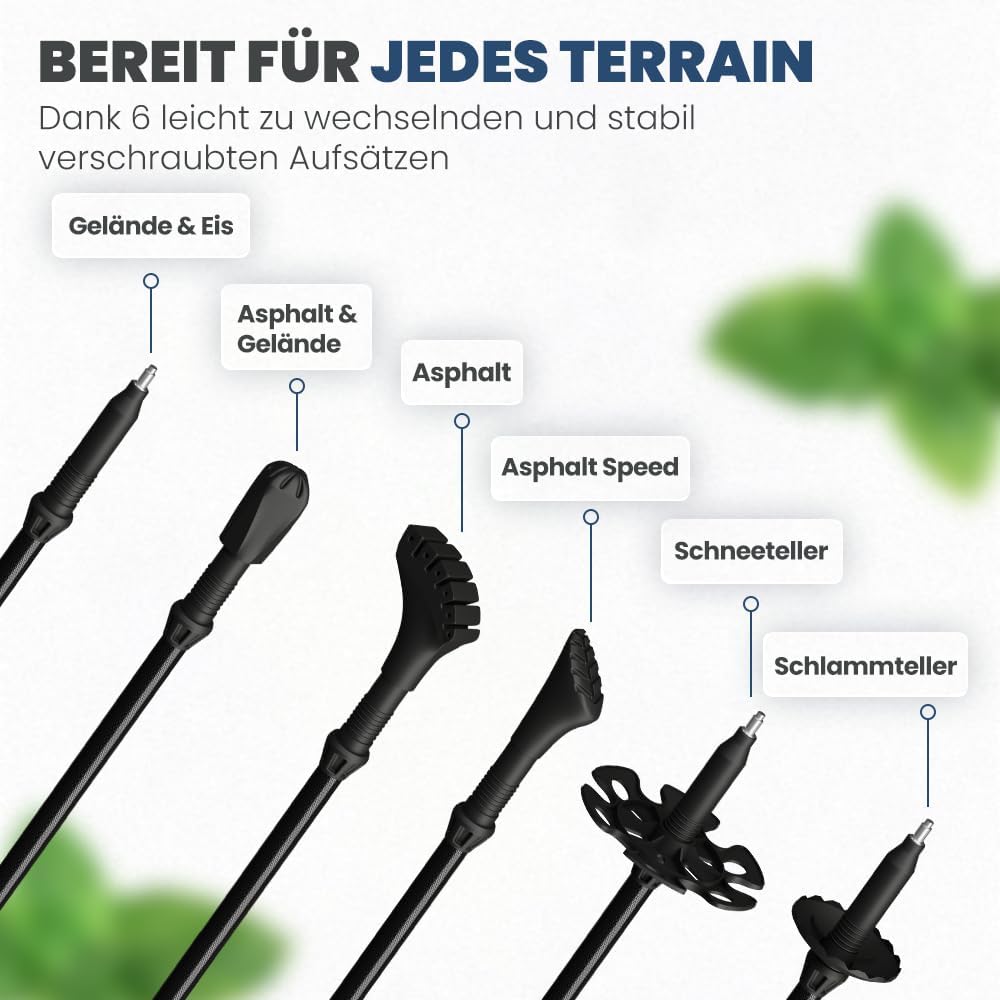 Thumbnail 5 de Steinwood Premium Carbon Wanderstöcke 65–135 cm