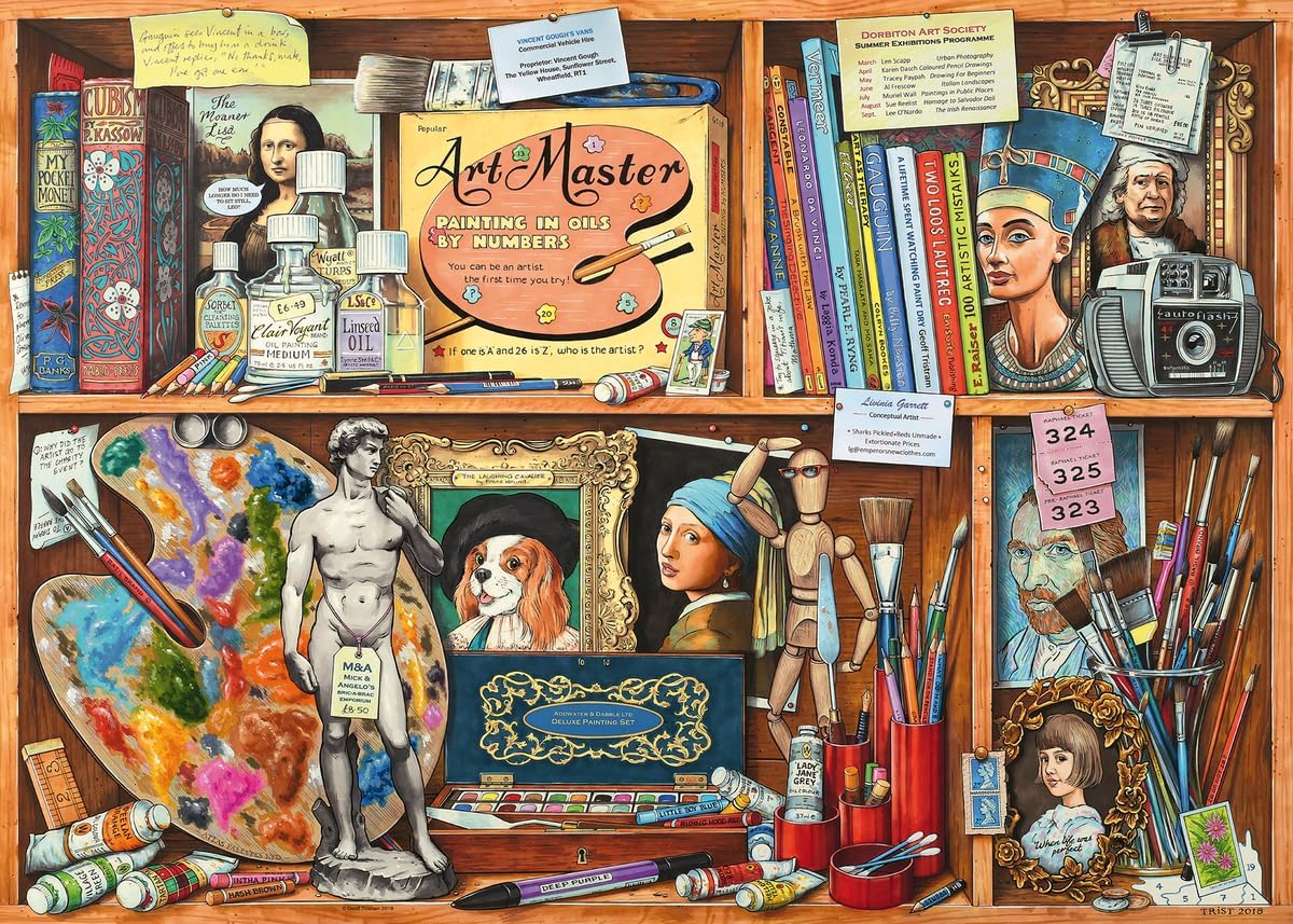 Detalle de Wonder Forge The Artist's Cabinet 1000-piece jigsaw 🧩