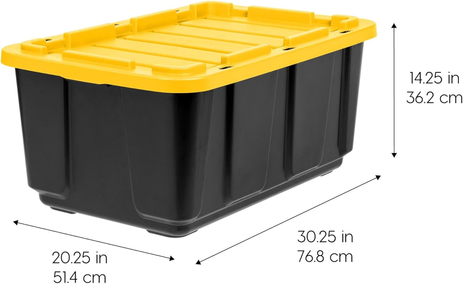 Detalle 2 de IRIS USA 27 Gallon Storage Bins 4-Pack