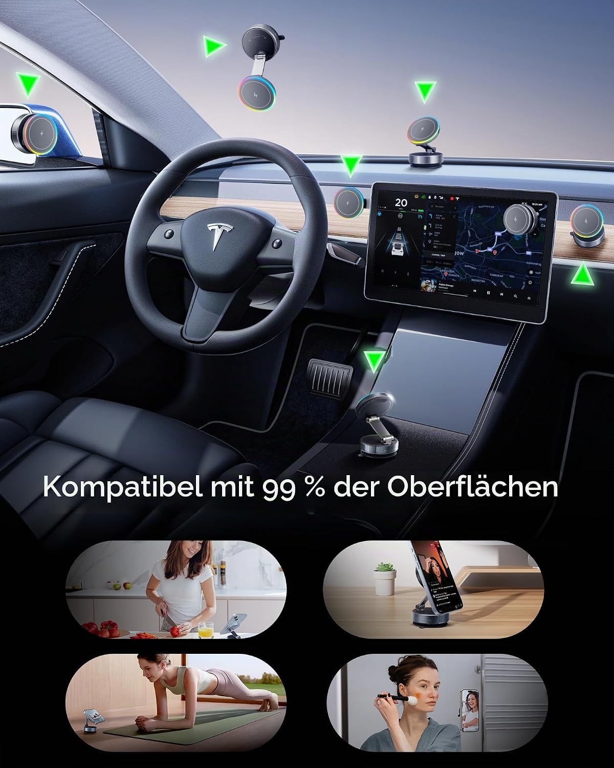 Thumbnail 2 de MagSafe KFZ Halterung mit 15 W Ladefunktion