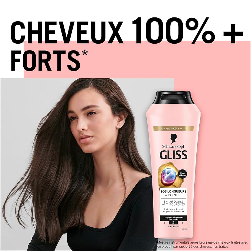 Detalle 2 de Schwarzkopf Gliss Shampoing SOS Longueur 🚰