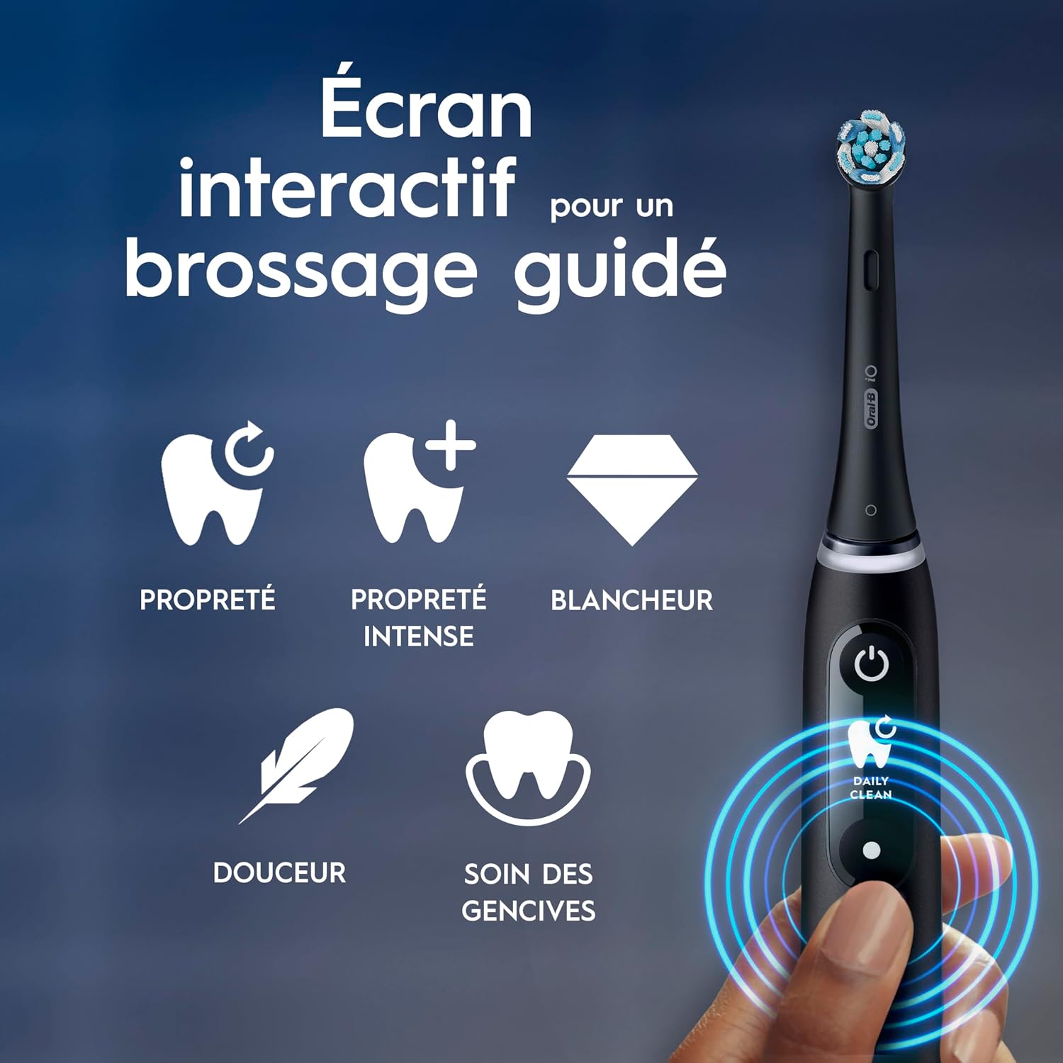 Detalle de Oral-B iO 6 Noire Brosse électrique 5 modes