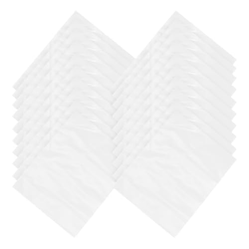 UKCOCO Flower Bouquet Bags, Transparent PE Water Retainers, Pack of 50