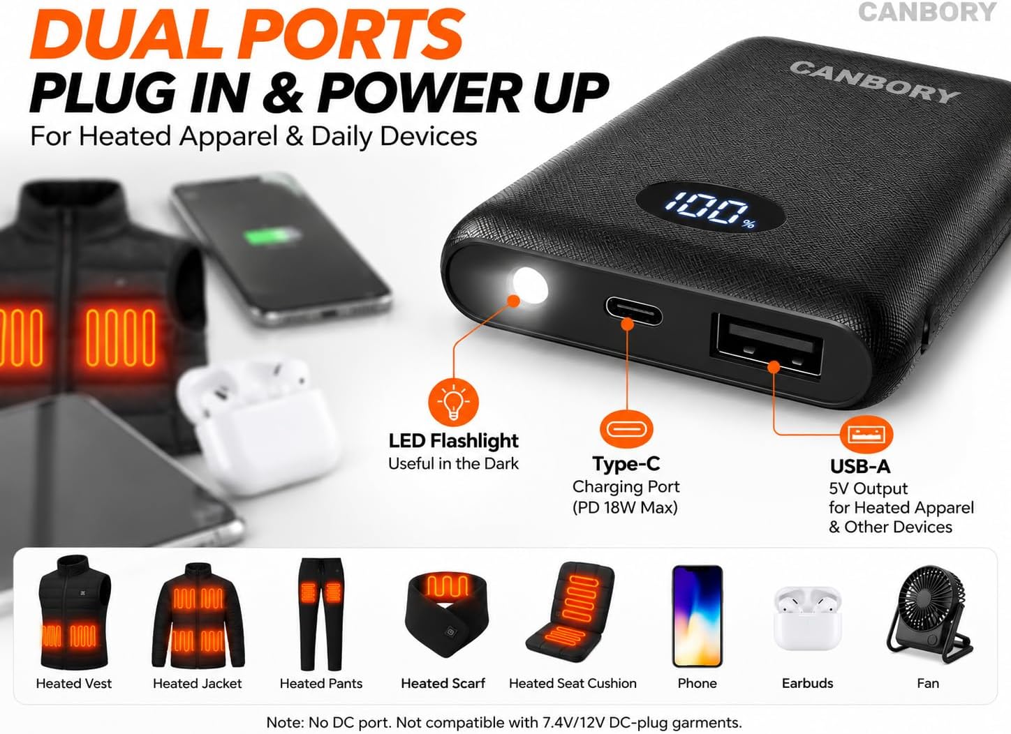 Thumbnail 6 de CANBORY Power Bank 10,000mAh