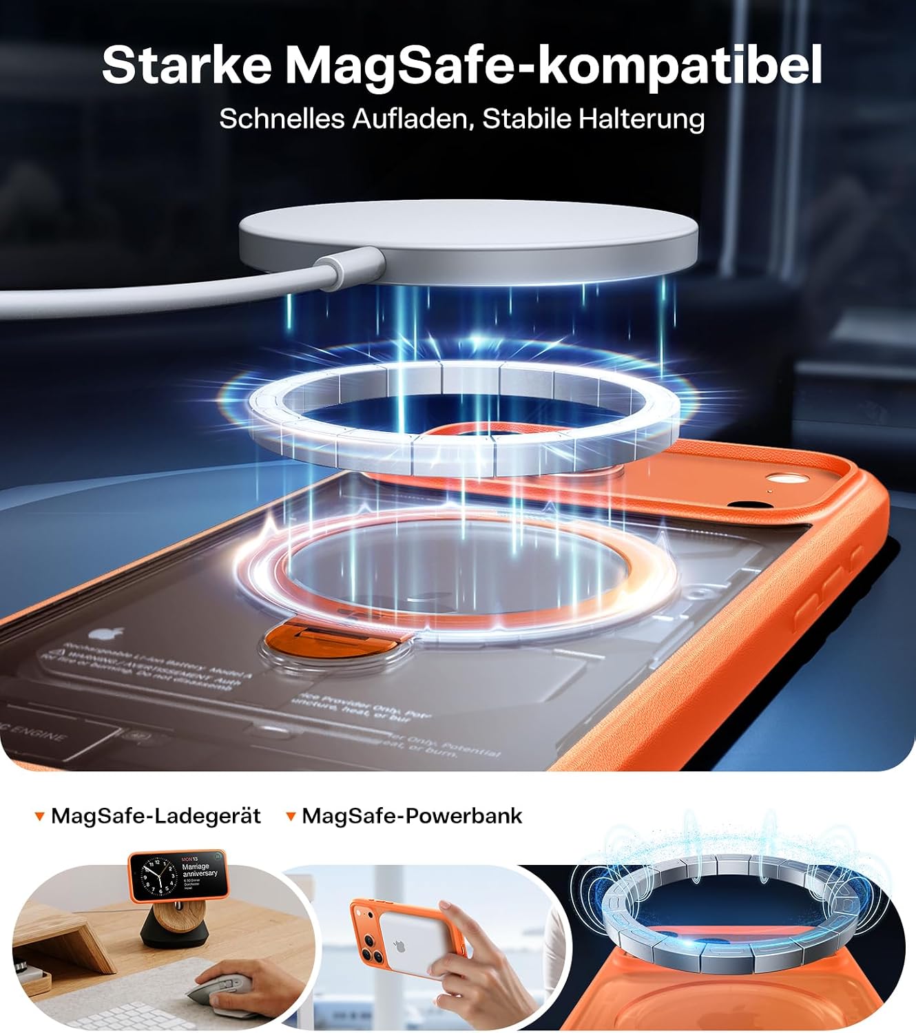 Thumbnail 4 de TORRAS Ostand Q3 Spin iPhone 17 Pro Hülle 3,66 m