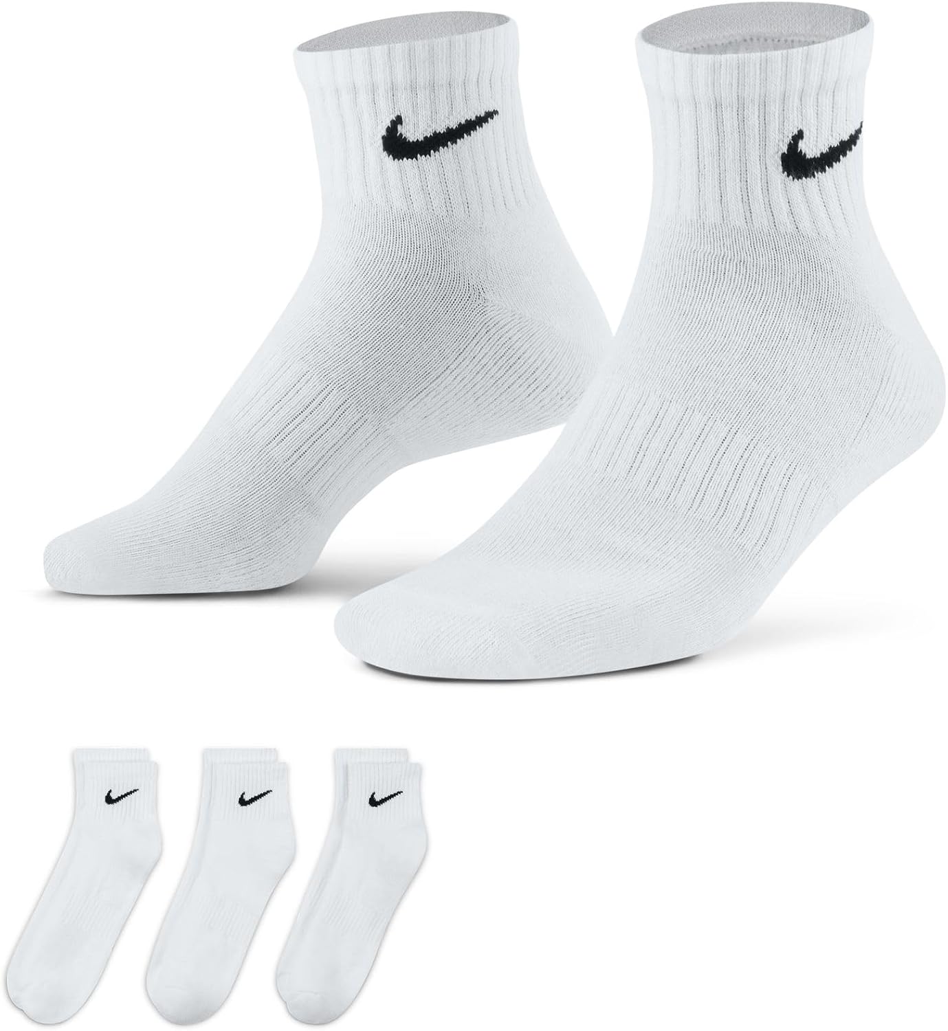 Detalle de NIKE U NK Everyday Cush Ankle 3Pr Socks L