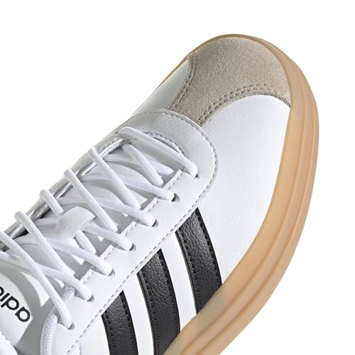 Thumbnail 5 de adidas VL Court Bold para mujer en blanco y beige: zapatillas con plataforma y cordones