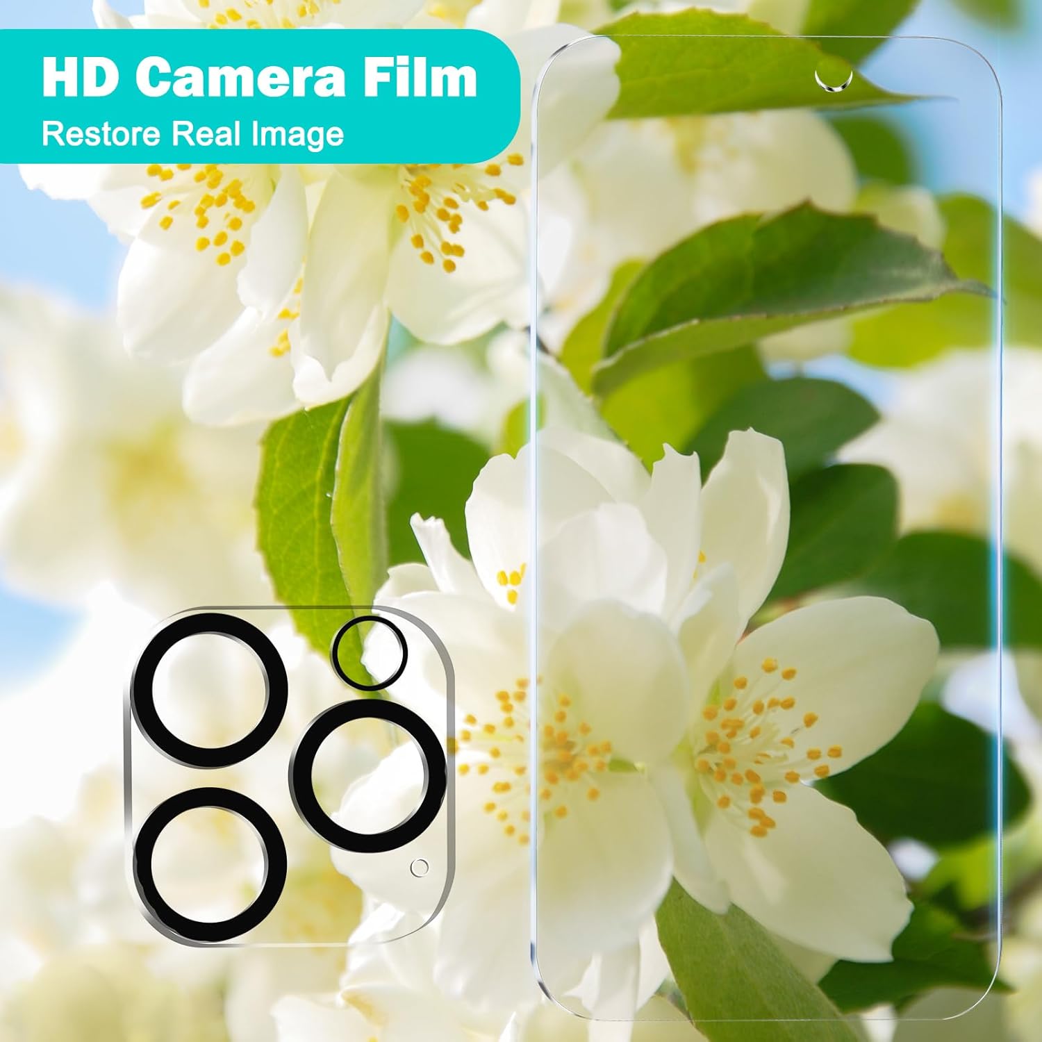 Thumbnail 4 de PEHAEL 3+3Pack Privacy Screen for iPhone 16 Pro Max