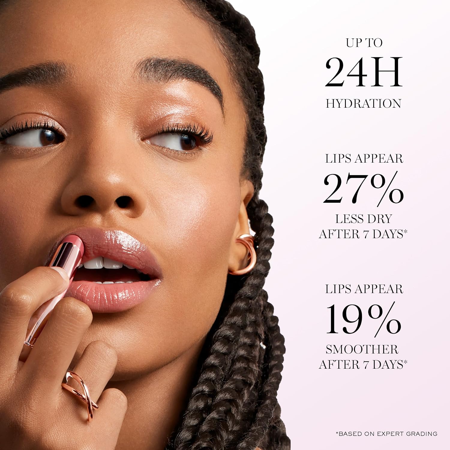 Detalle 2 de Lancôme Lip Idôle Squalane-12 Butterglow Hydrating Lip Balm with Shea Butter