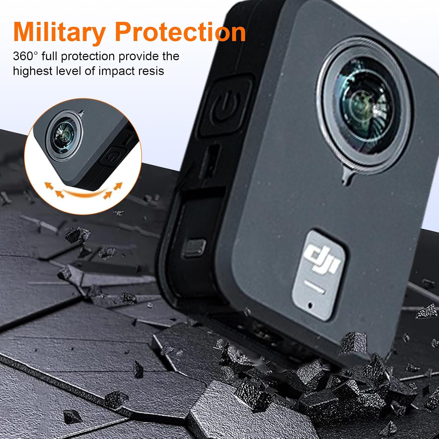 Detalle 2 de Locofun Silikon-Schutzhülle für DJI Osmo 360