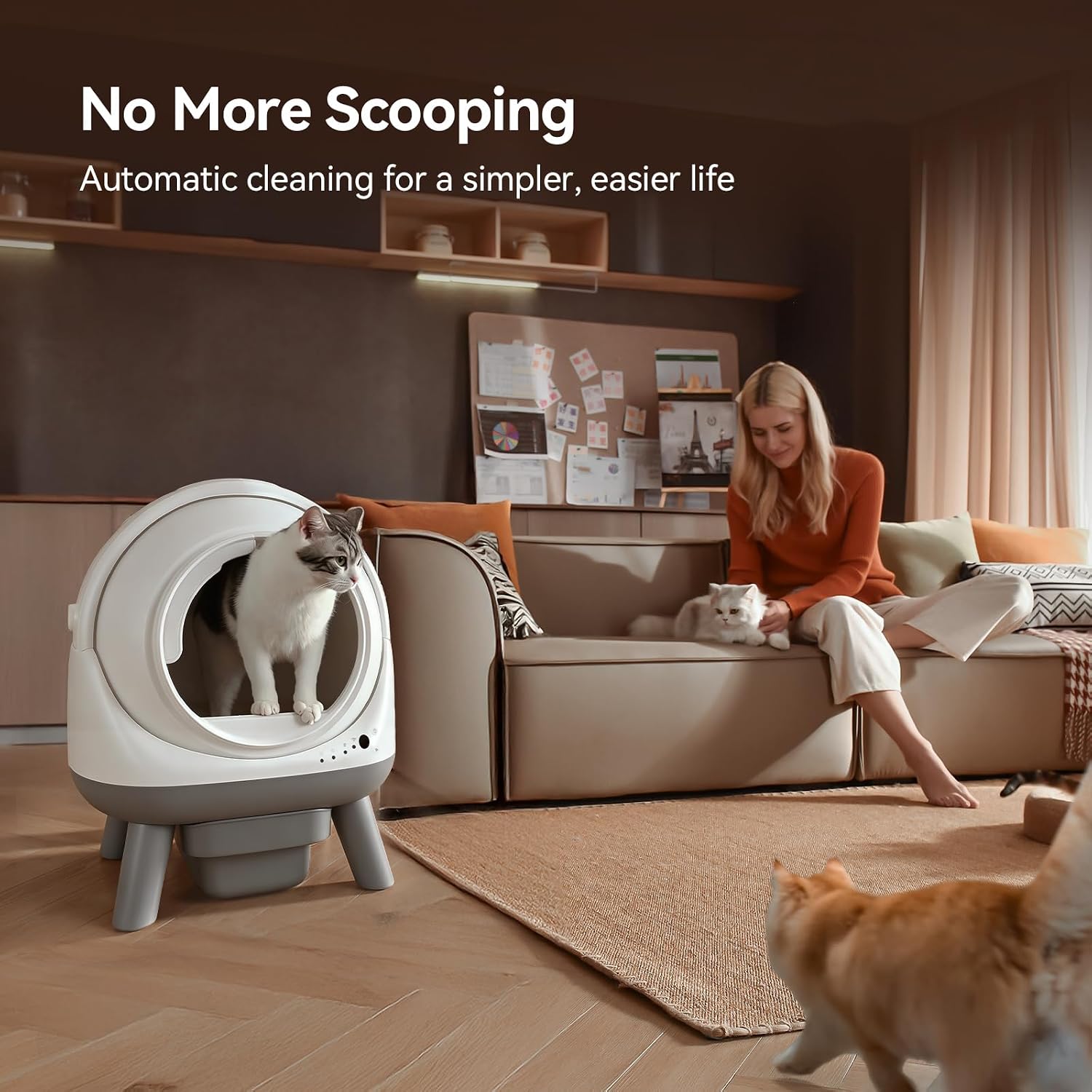 Detalle 2 de ZHMZ Automatic Litter Box G1