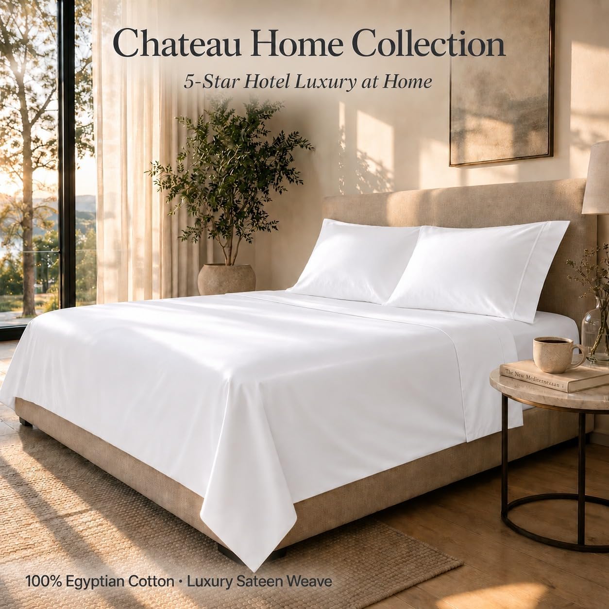 Thumbnail 1 de Egyptian Cotton Sheets, Queen Size, 800 TC