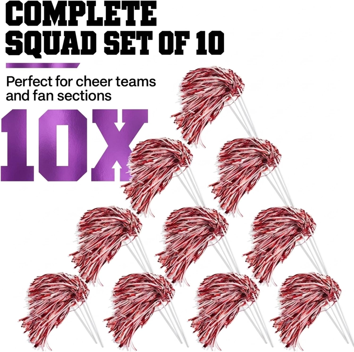 Detalle 1 de Anderson's Metallic Pom Poms Pack of 10