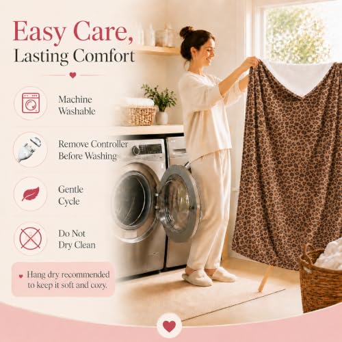 Thumbnail 7 de Arrylins Heated Electric Blanket Throw, 120 x 160 cm, Flannel and Sherpa