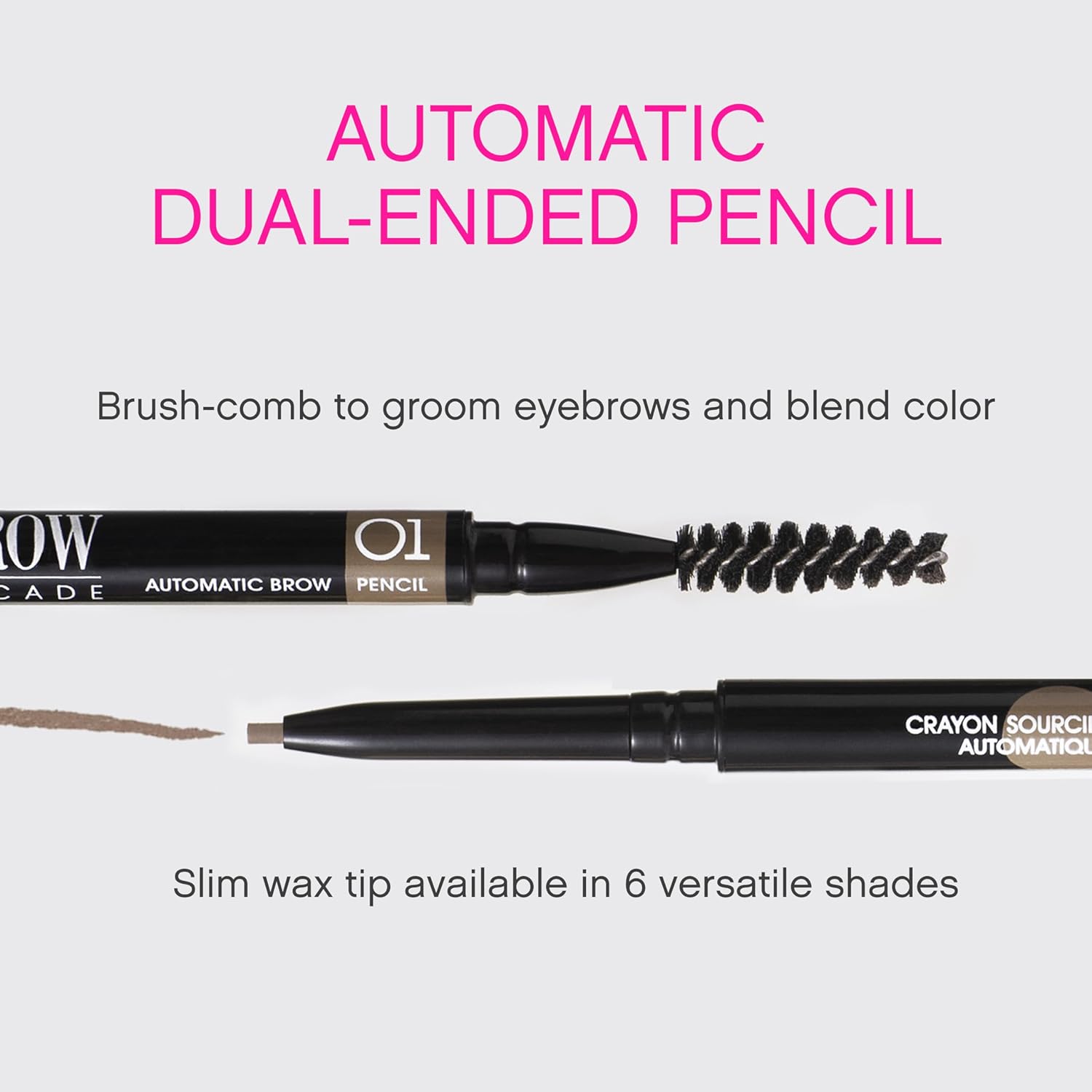 Thumbnail 3 de Vivienne Sabo Automatic Brow Pencil – Crayon sourcils automatique Brow Arcade 01 Blonde