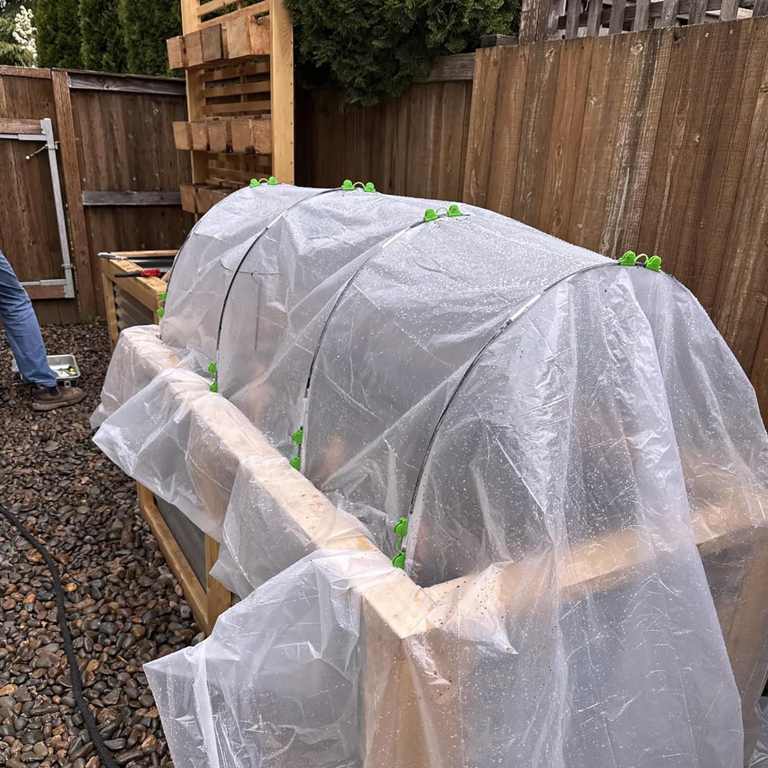 Thumbnail 4 de Garden Hoop Tunnel 7 ft Fiberglass 5-Pack
