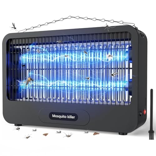 Imagen de Lampada Antizanzare Elettrica 3500V Pochrus | Zanzariera UV 20W per Interno/Esterno, Copertura 100 m² en OfertitasTOP