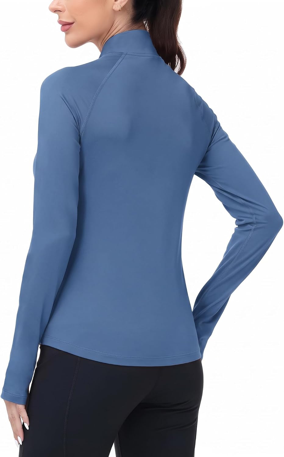 Detalle de Runhit Women's Fleece Pullover 1/4-Zip