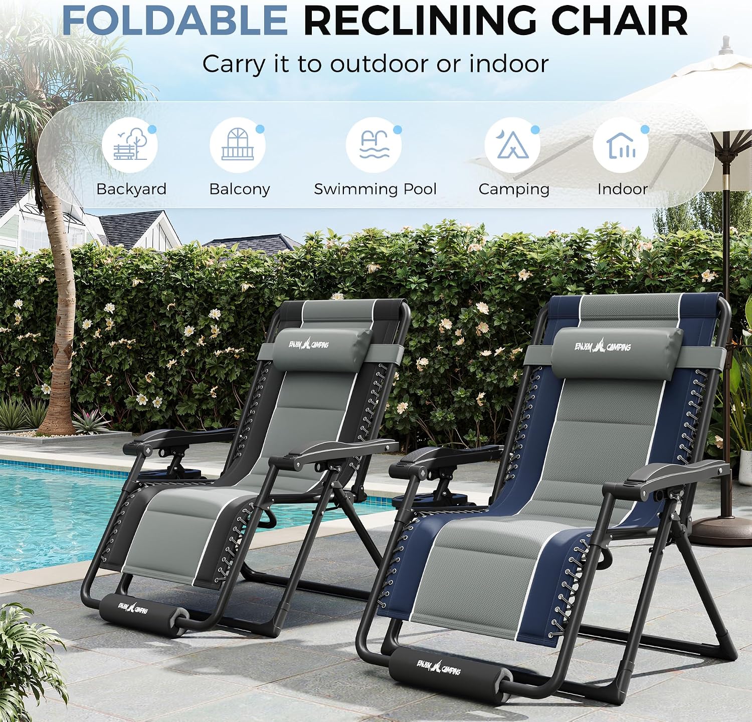 Thumbnail 6 de UDPATIO Zero Gravity Chair 33-inch