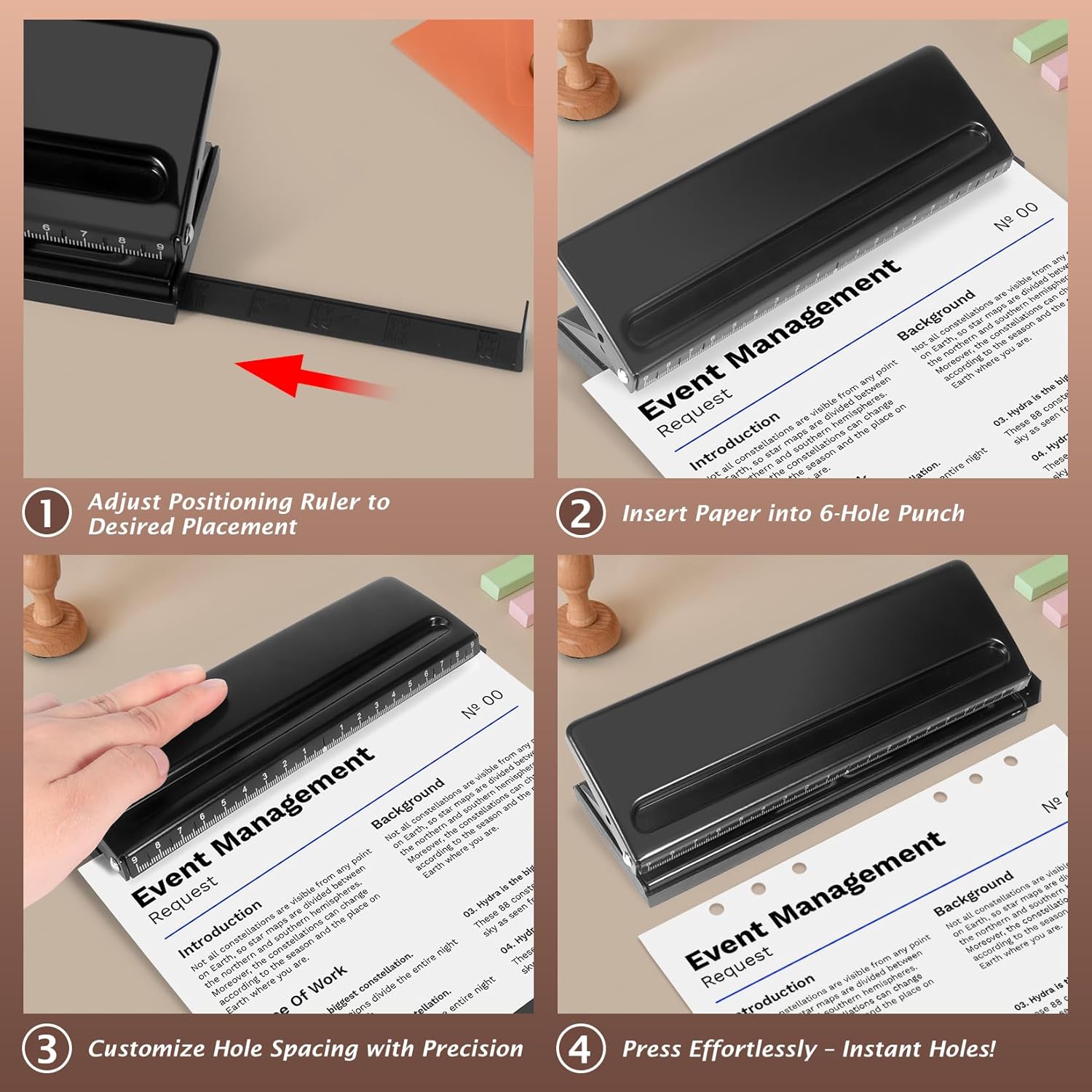 Thumbnail 3 de WITHYU 6-hole paper punch for A5 A6 A7