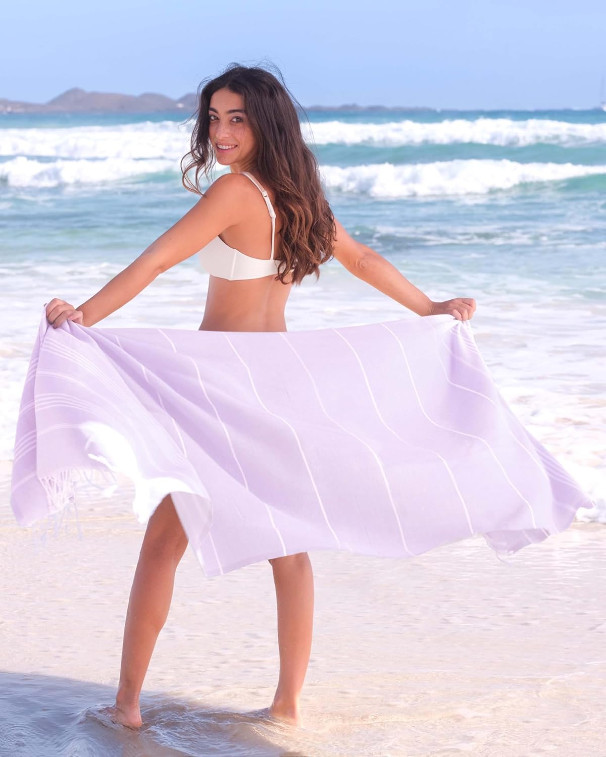 Thumbnail 2 de Fit-Flip telo hammam 100x200 cm cotone
