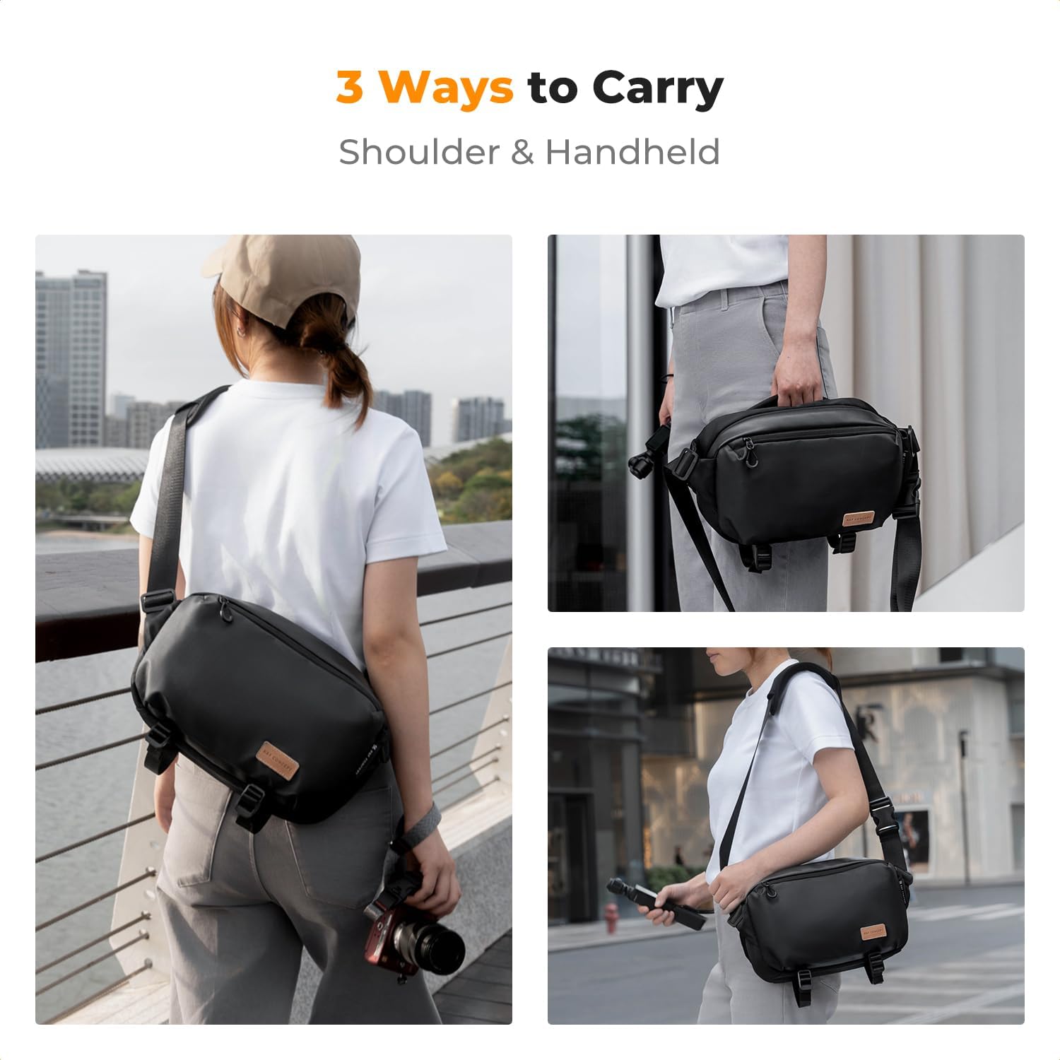Thumbnail 6 de K&F CONCEPT borsa tracolla per fotocamera 10 L