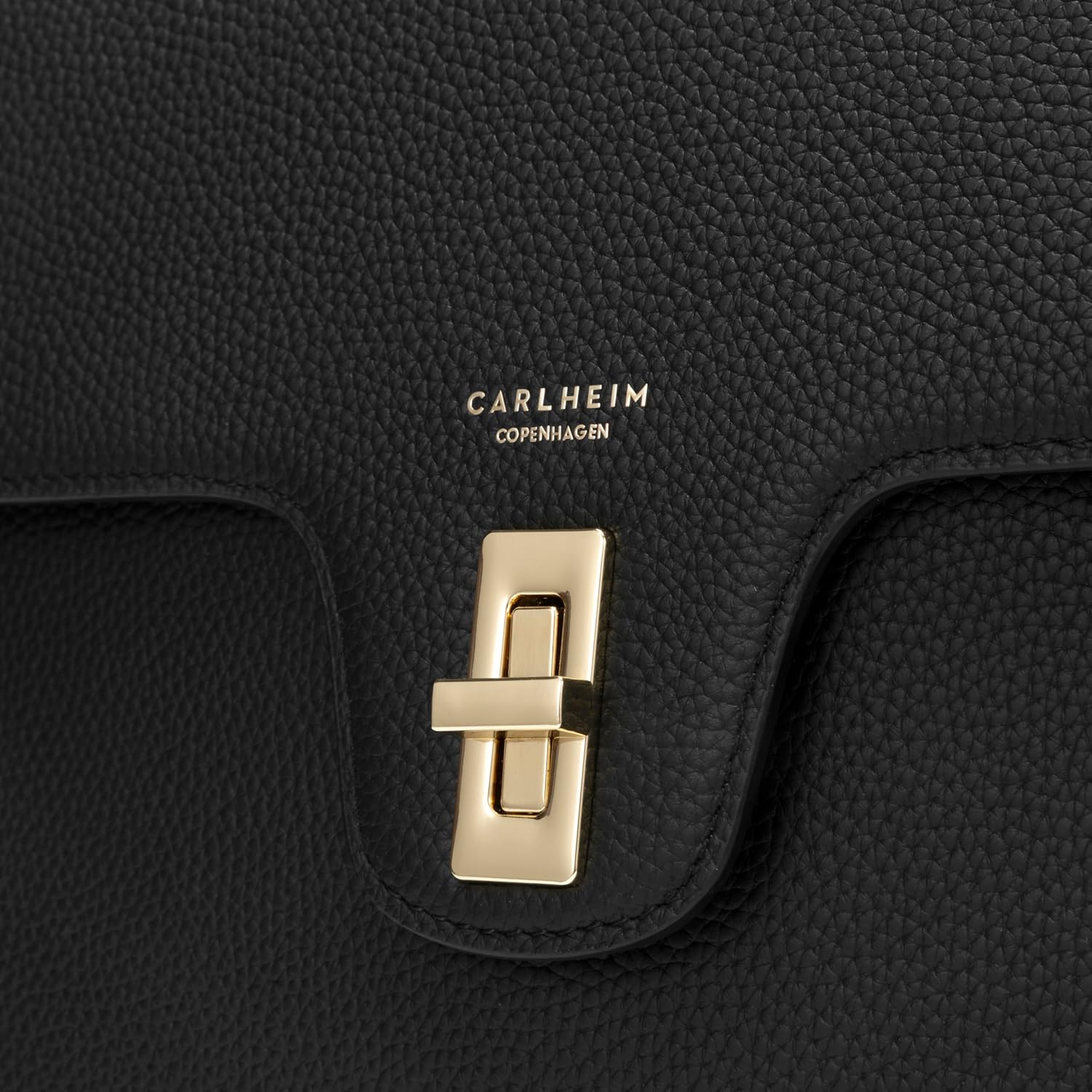 Thumbnail 6 de Carlheim Gotland Estelle Genuine Leather Handbag (Schwarz) – hochwertige Ledertasche aus echtem Rindsleder