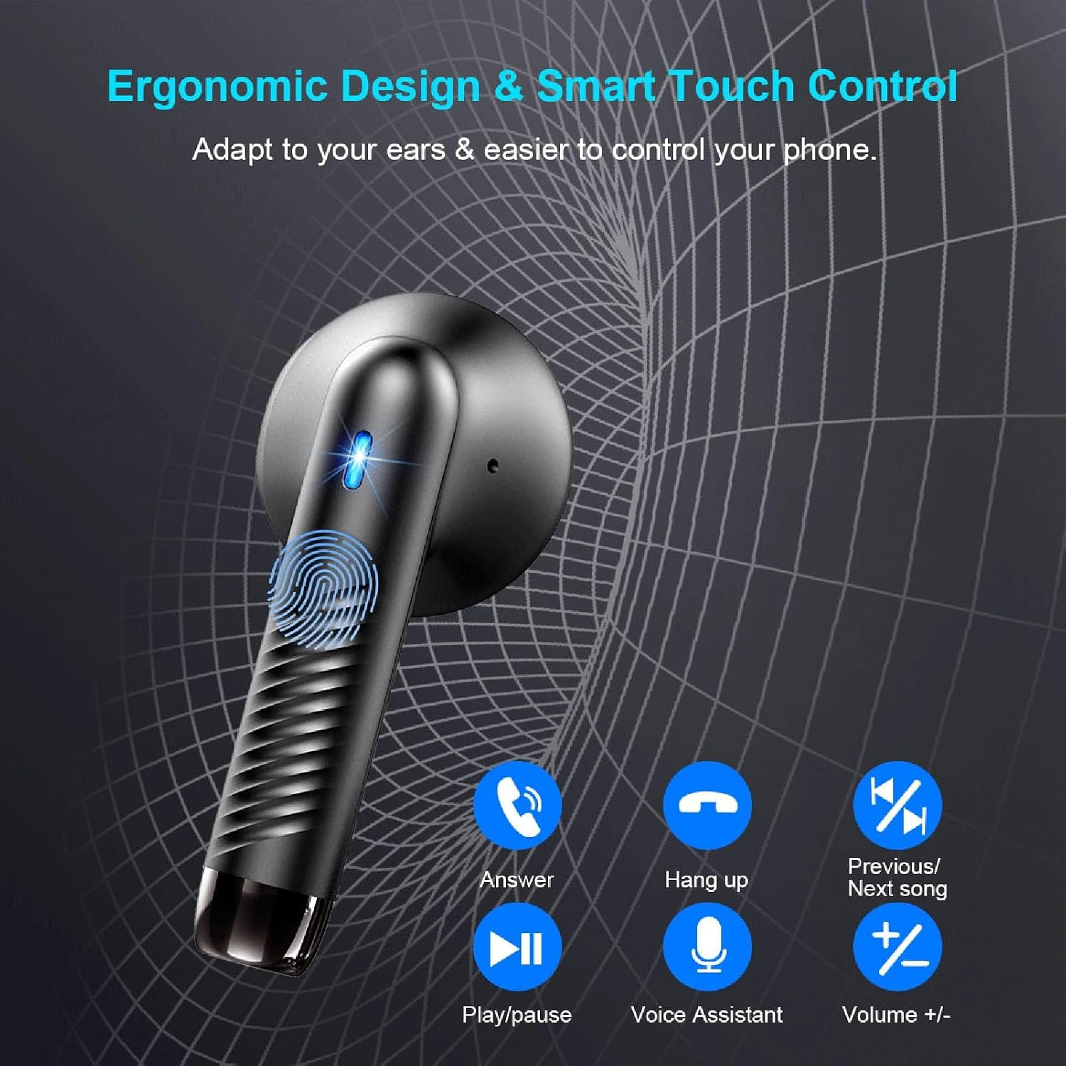 Detalle 2 de Wireless Earbuds with Bluetooth 5.4