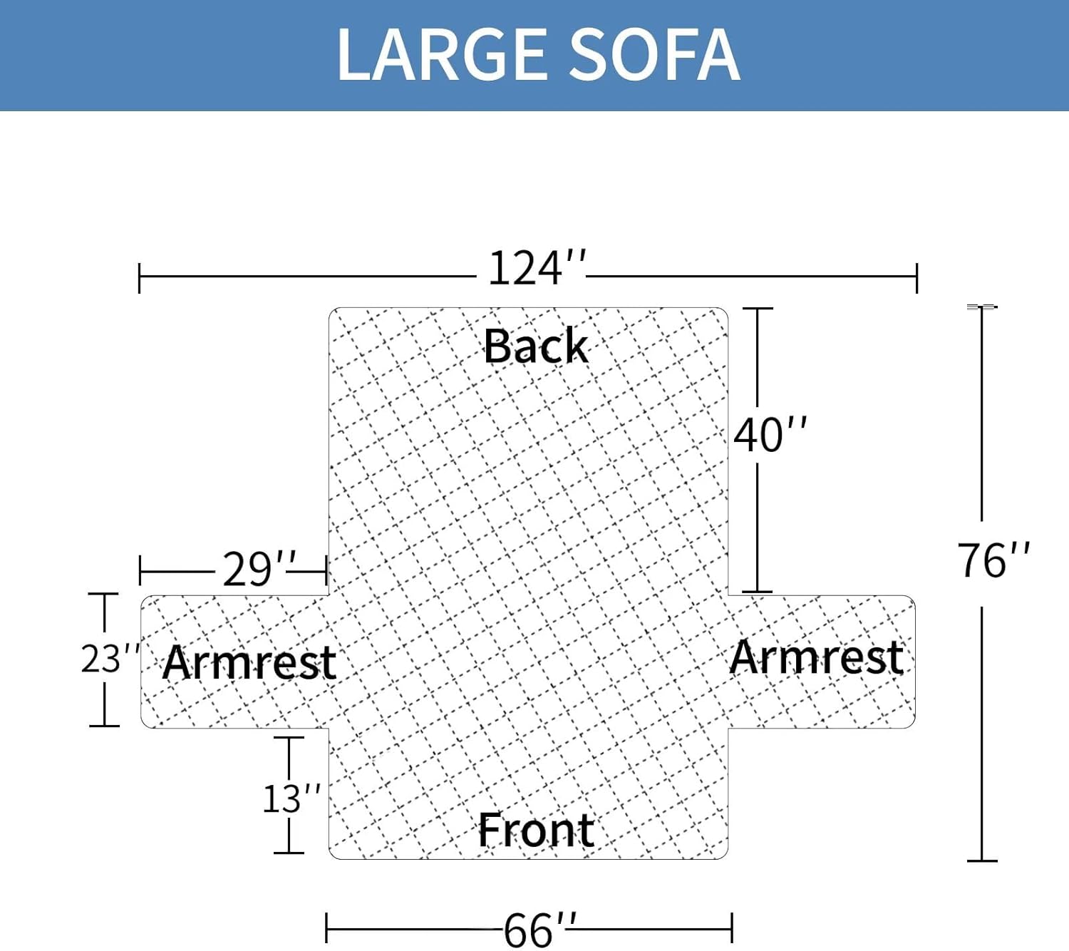 Thumbnail 6 de CUCRAF Non Slip Quilted Sofa Cover for 3-Cushion Sofa (Large, Khaki)