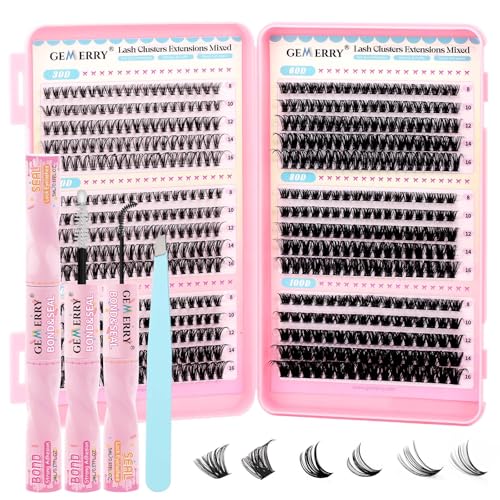 Detalle de GEMERRY Kit Faux Cils Individuel 30D–100D Curl D pour 8–16 mm