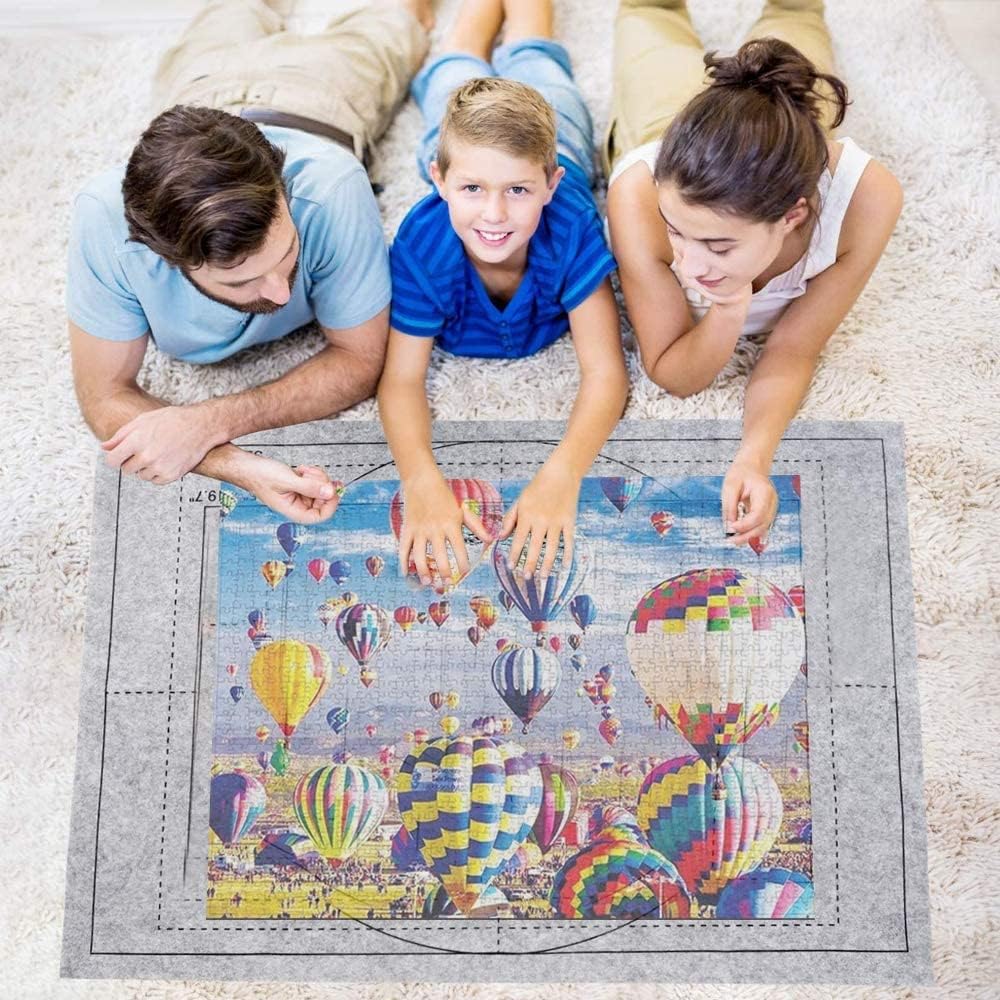 Thumbnail 6 de Celawork Puzzlematte 100 × 140 cm – Rollmatte für bis zu 3000 Puzzleteile, inkl.aufblasbarem Schlauch