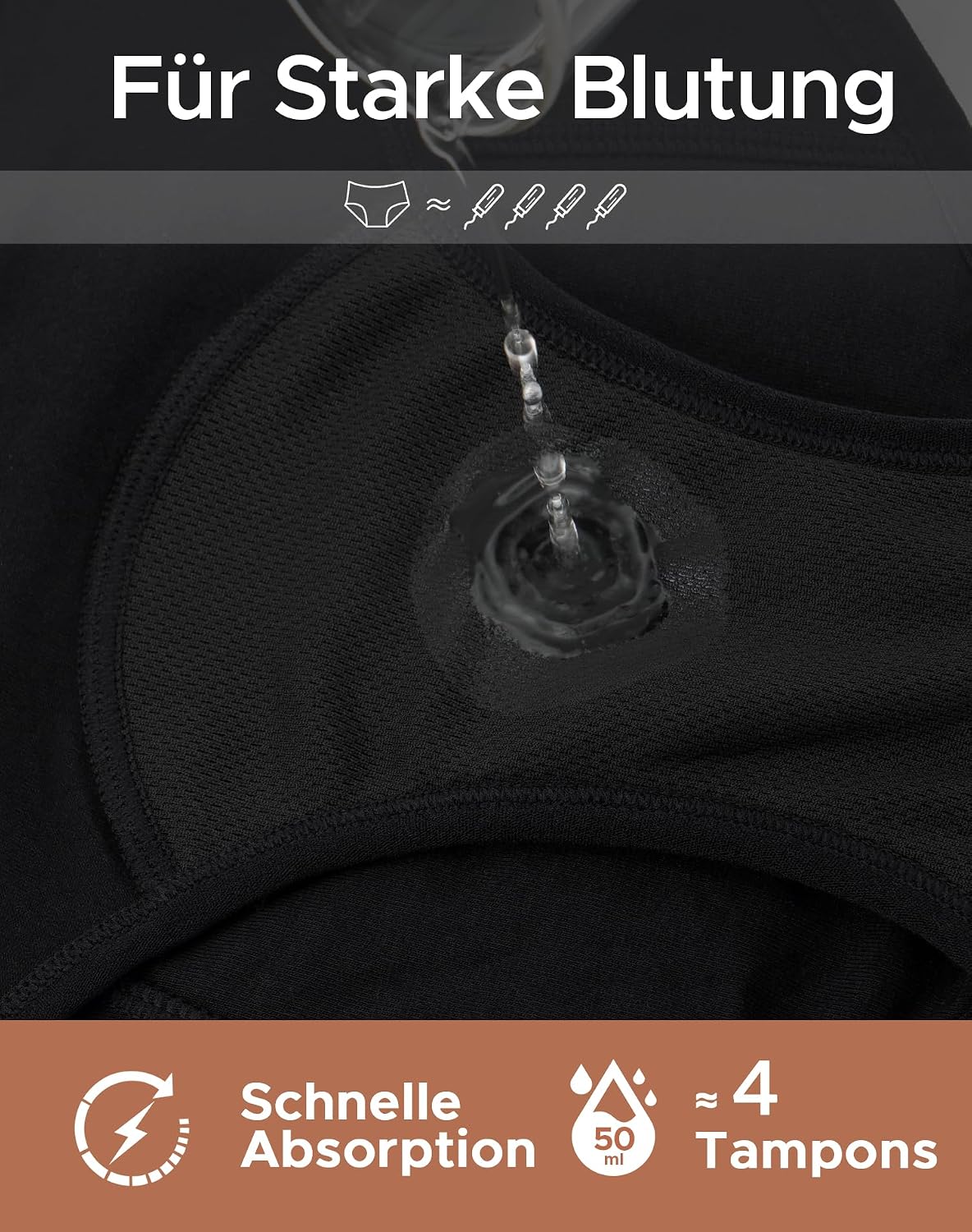 Detalle 2 de INNERSY Culotte menstruelle 50 ml