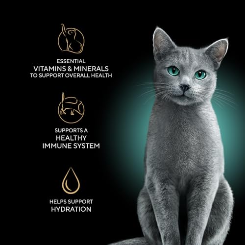 Detalle de Sheba Perfect Portions Cuts in Gravy Wet Cat Food — Seafood Multipack (2.6 oz, 24 ct)