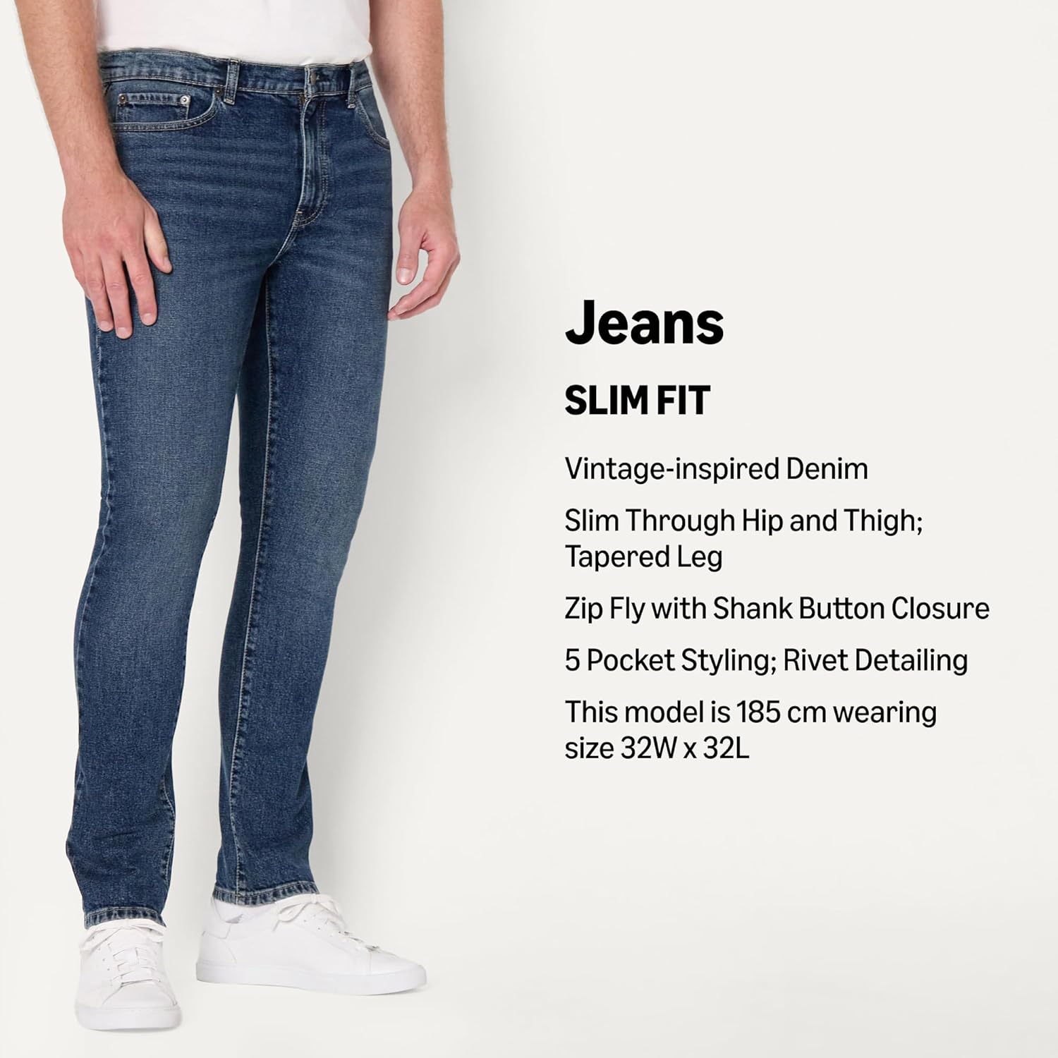Thumbnail 3 de Amazon Essentials Men's Slim-Fit Jeans