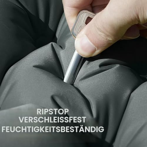 Detalle de Yuzonc Doppelschlafmatte – ultraleichte 2-Personen-Campingmatte mit Fußpumpe