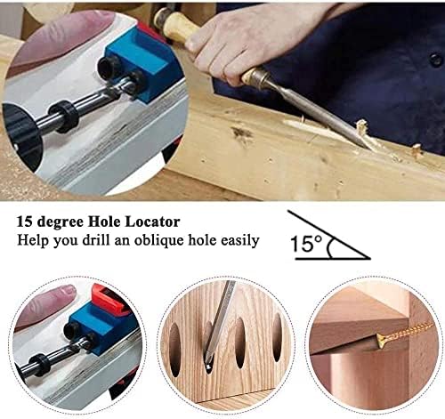Thumbnail 3 de EBTOOLS 15° fickhålsjiggset, 14 delar med borr och hylsor
