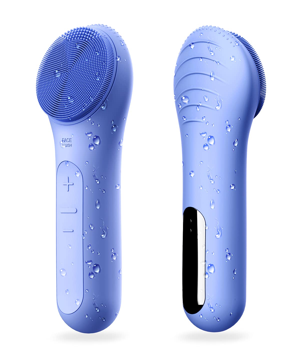 Detalle de NågraCoola CLIE Facial Cleansing Brush (Blue) — Waterproof Rechargeable Electric Face Scrubber