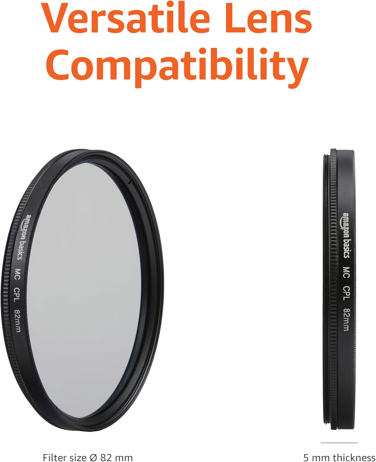 Detalle de Amazon Basics 82 mm Circular Polarizer Filter