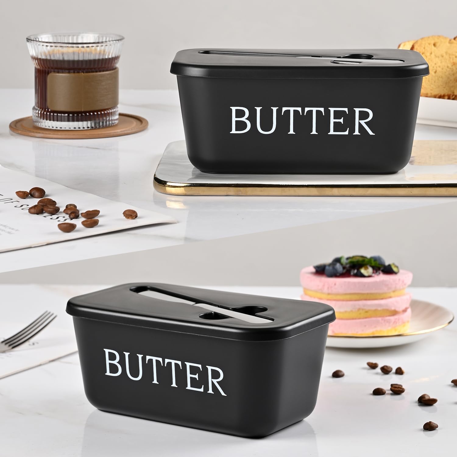 Detalle de Plastic Butter Dish with Lid