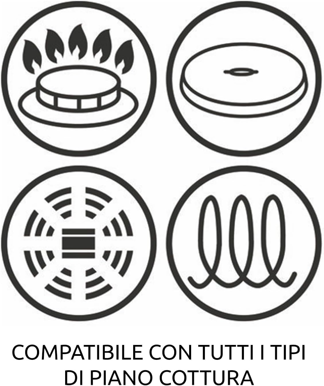 Detalle de Lagostina Irradial Control Pentola a Pressione 7 L in Acciaio Inox 18/10 Ø 22 cm – Induzione e Gas