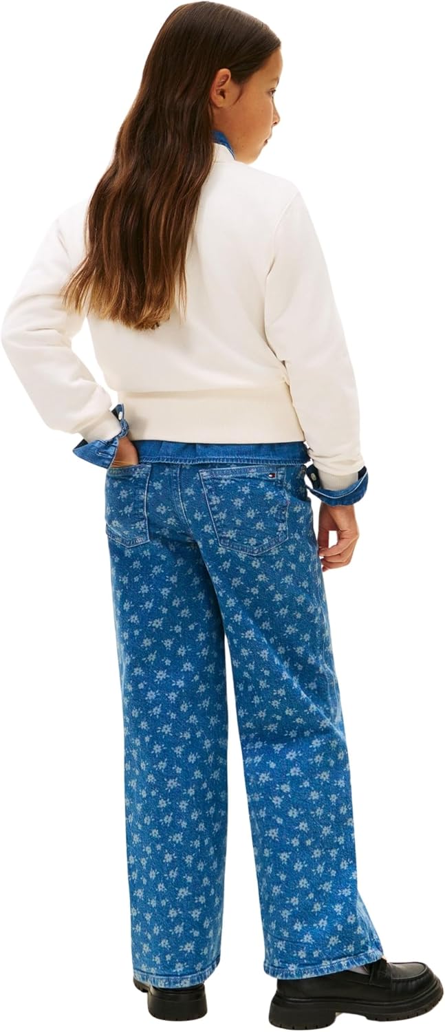 Detalle de Felpa Bimba Tommy Hilfiger Art KG0KG08989 – stile autentico e sostenibile