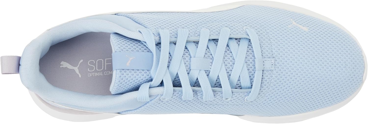 Detalle de PUMA Anzarun LiteSneaker Unisex – Haute Tropic Weiß-Silber Mist, 46 EU