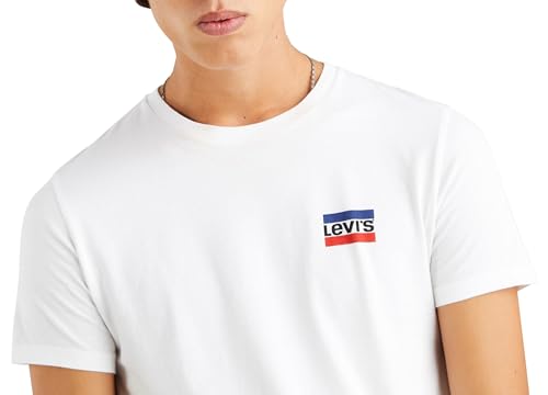 Thumbnail 7 de Levi's 2-Pack Crewneck Graphic Tee Uomo – Bianco (Sportswear White/Dress Blues), M