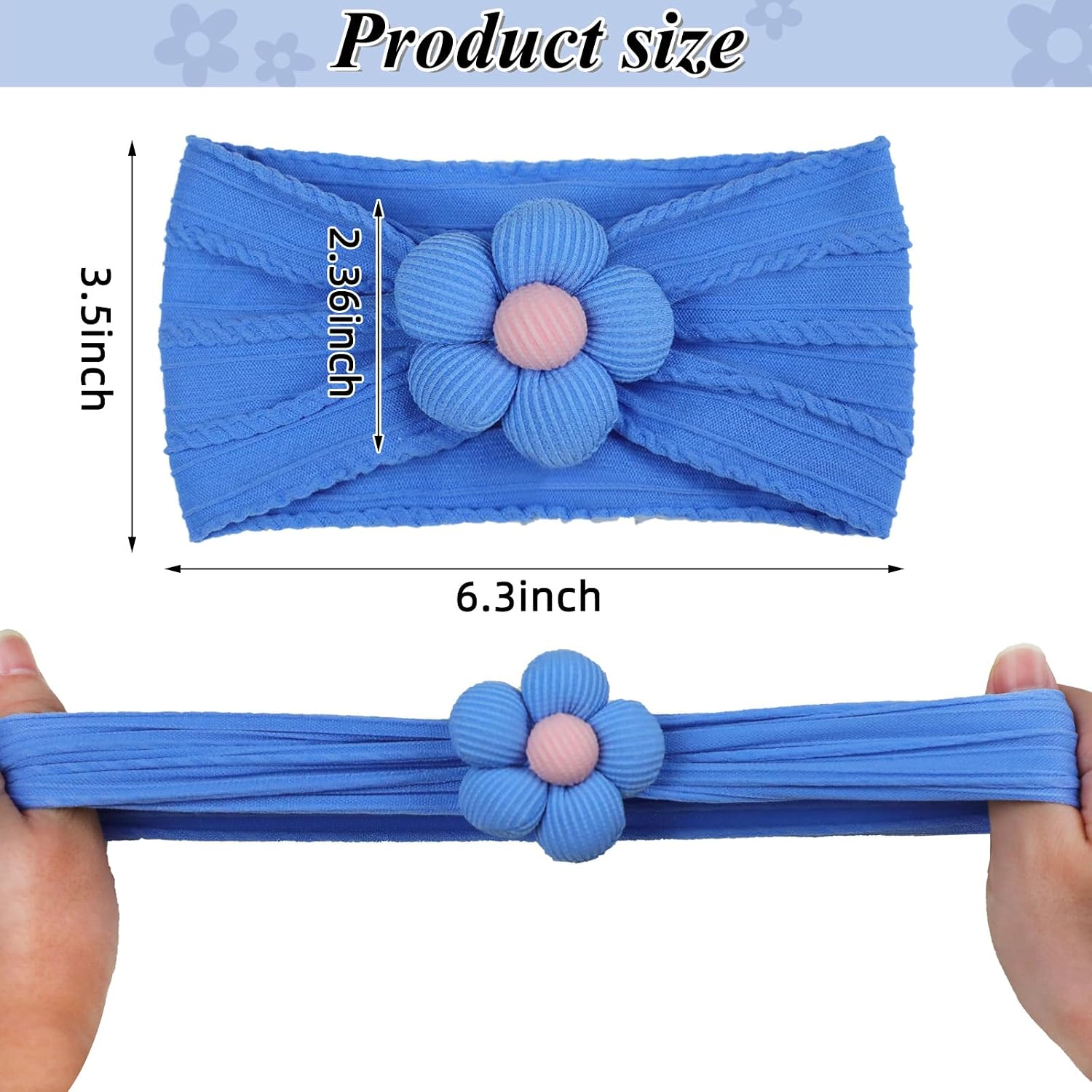 Detalle 2 de Baby Flower Headbands, Nylon