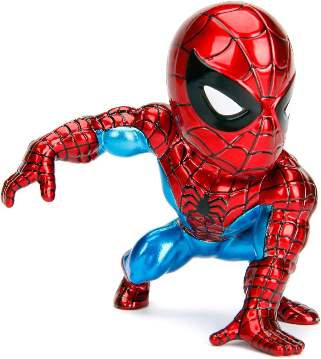 Thumbnail 5 de Jada Toys Marvel Classic Spider-Man Figur – Die-cast, 10 cm, Sammelfigur (253221005)