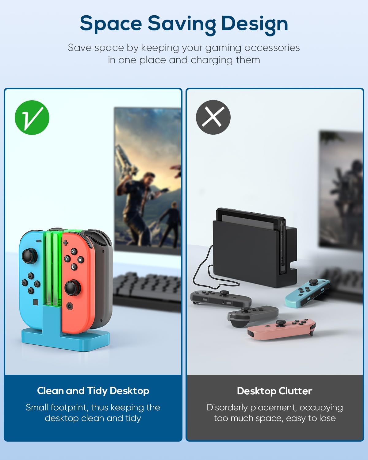 Thumbnail 4 de FYOUNG Switch Joy-Con Charger with LED