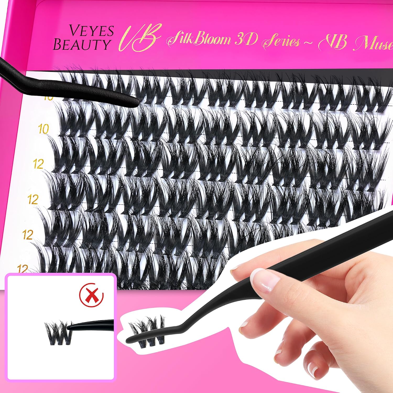 Thumbnail 5 de VEYESBEAUTY VBmuse Lash Clusters 10-18mm ๐